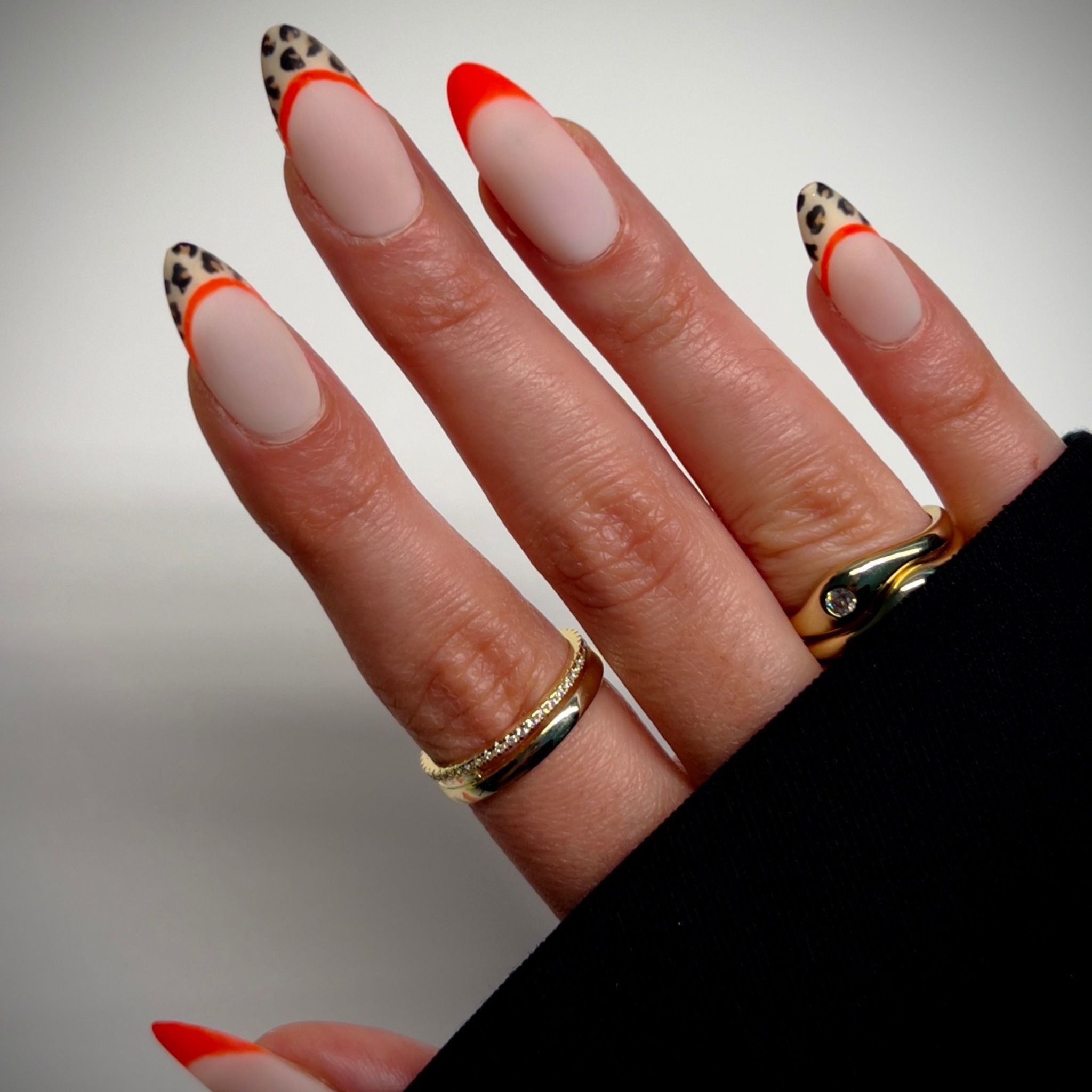 Orange French Leopard