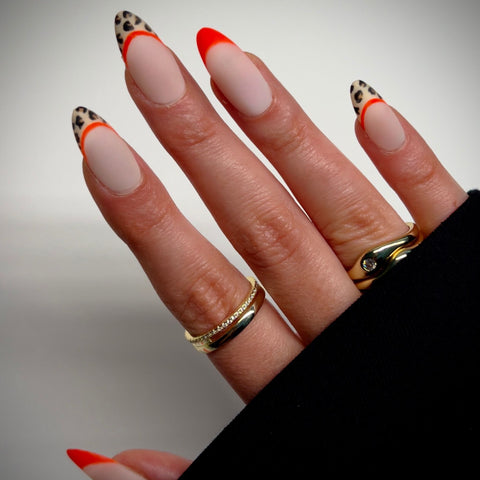 Orange French Leopard