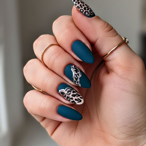 Teal Leopard