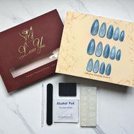 Silver Blue Cateye